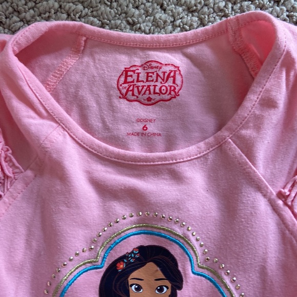 Rare Like New Elena of Avalor Dress with Floral Poufy Lace Skirt-Size 6 - Picture 4 of 6